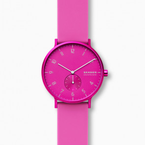 Watch strap Skagen SKW6543 Silicone Pink 20mm